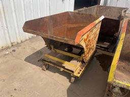 USED HEAVY DUTY 1.5 CY CAPACITY DUMPING HOPPER