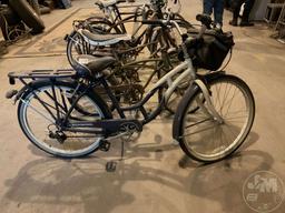 LOT OF 6 BICYCLES DIFFERENT SIZES SOME ANTIQUE