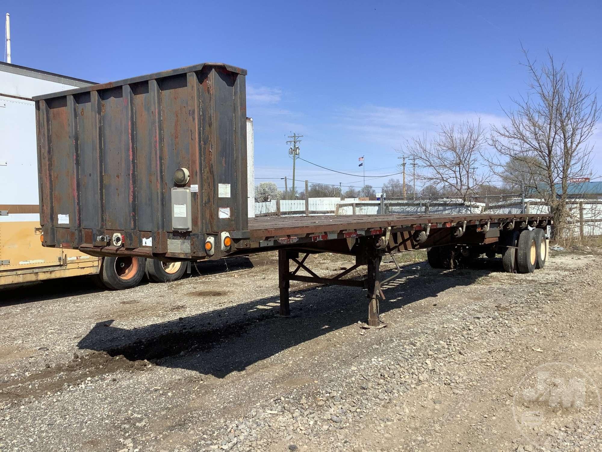 1991 TRAILMOBILE TRAILMOBILE TRAILER 45'X96" STEEL FLATBED VIN: 1PTF71TJ4M9002299