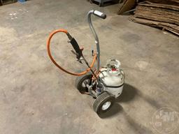 PROPANE TORCH WITH CART AND TANK