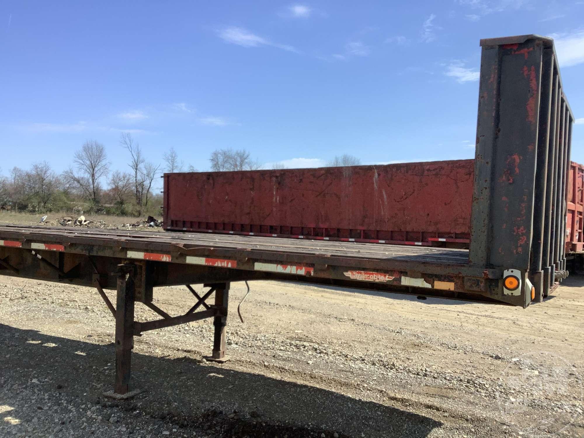 1991 TRAILMOBILE TRAILMOBILE TRAILER 45'X96" STEEL FLATBED VIN: 1PTF71TJ4M9002299