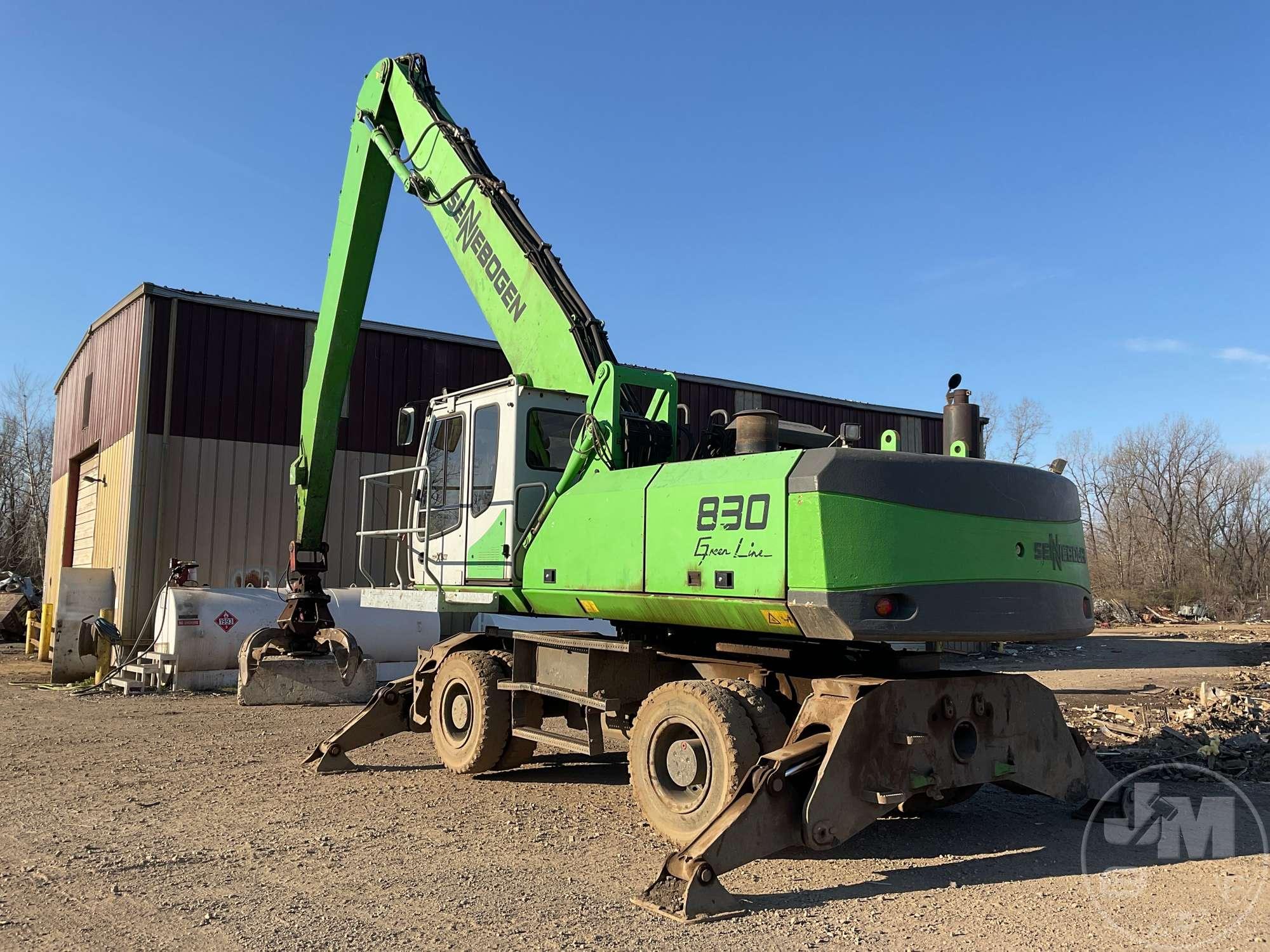 2012 SENNEBOGEN 830 MOBILE EXCAVATOR SN: 830.0.1216