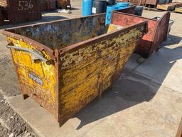 SCRAP BINS, ON CASTERS, QTY OF 3