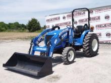 NEW HOLLAND WORKMASTER 35 4X4 TRACTOR W/ LOADER SN: LSM0W35RLN0013657