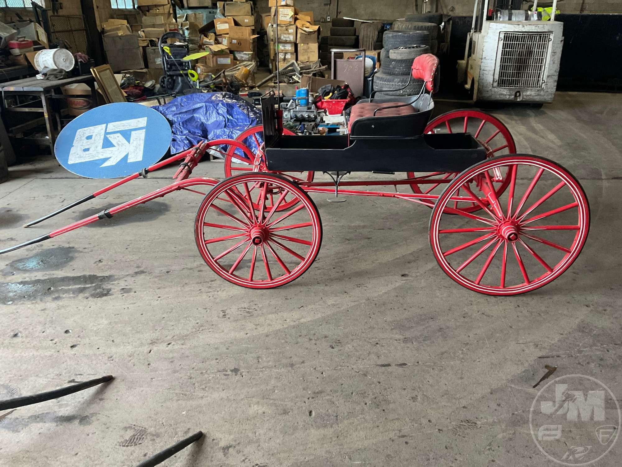 SINGLE SEAT PONY DRAWN BUGGY
