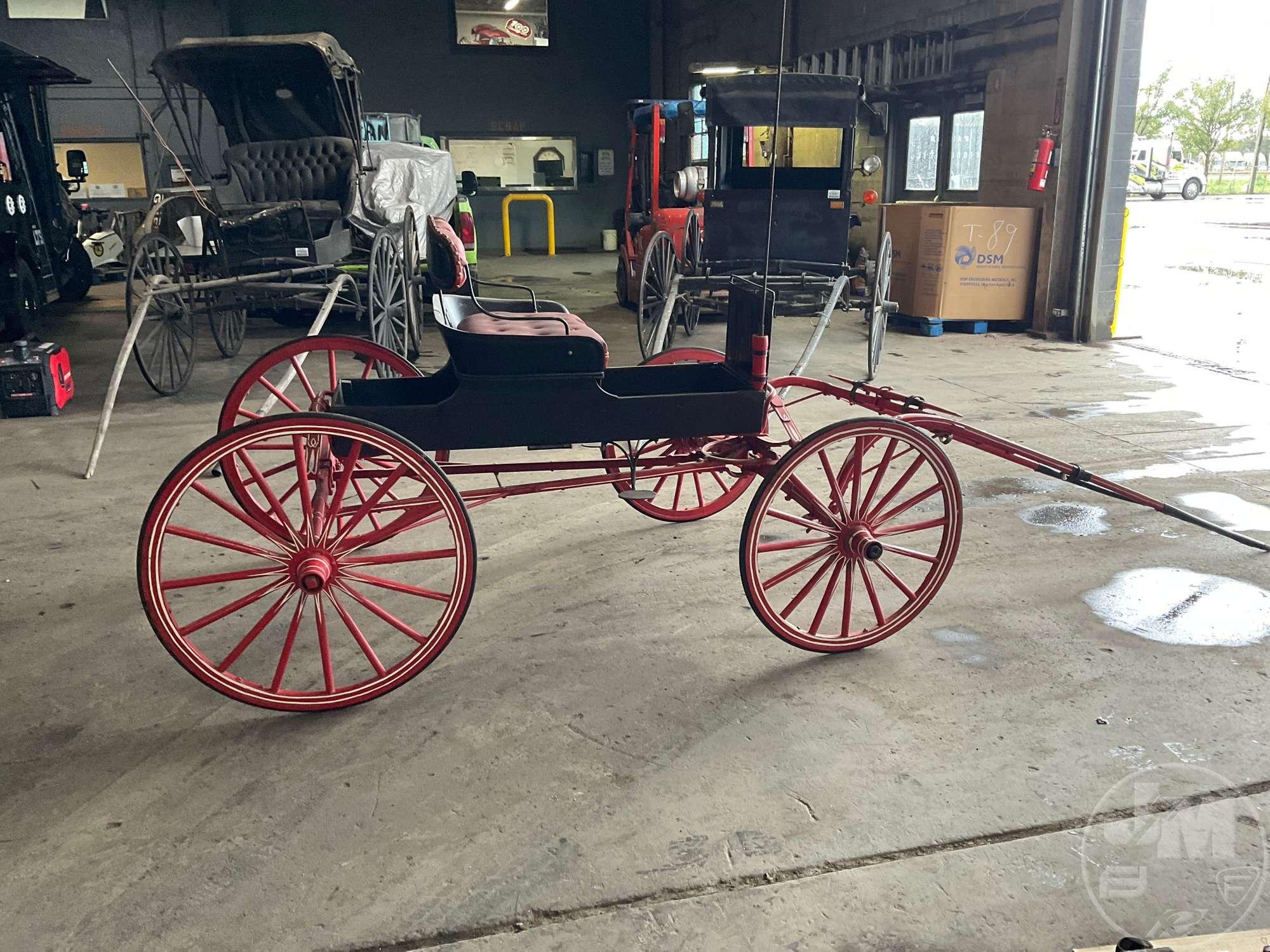 SINGLE SEAT PONY DRAWN BUGGY