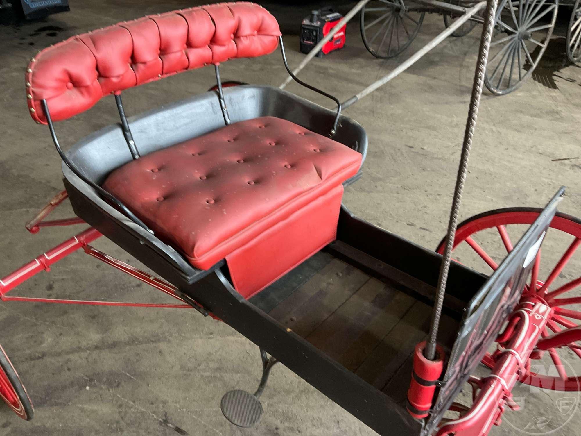 SINGLE SEAT PONY DRAWN BUGGY