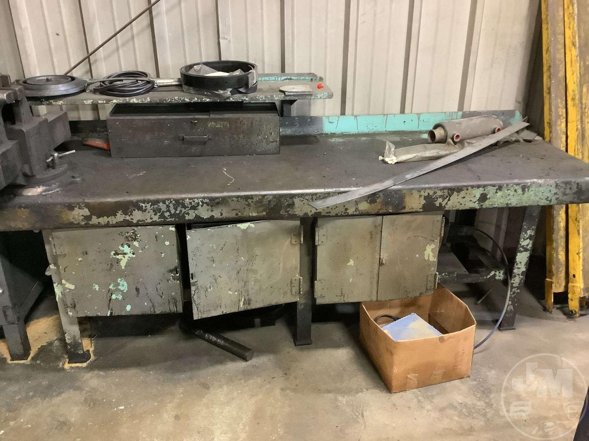 8 FT HEAVY DUTY WORK BENCH WITH STORAGE AND A