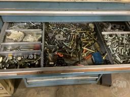 CABINET WITH DRAWERS INCLUDING CONTENTS