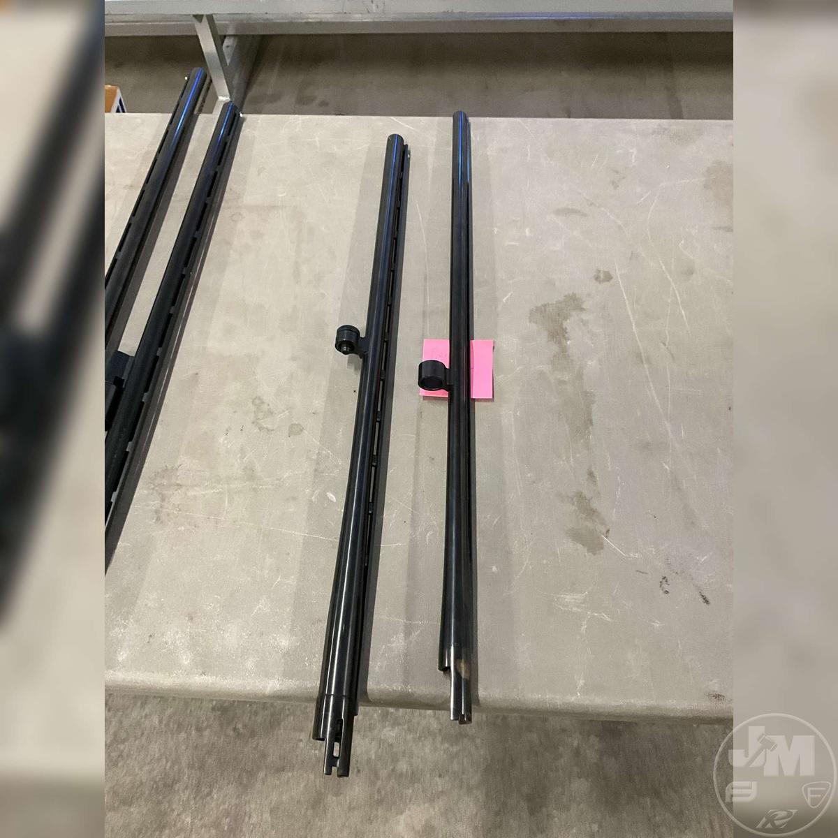 2 SHOTGUN BARRELS 1 12GA UNKNOWN ,1 20 GA SMITH