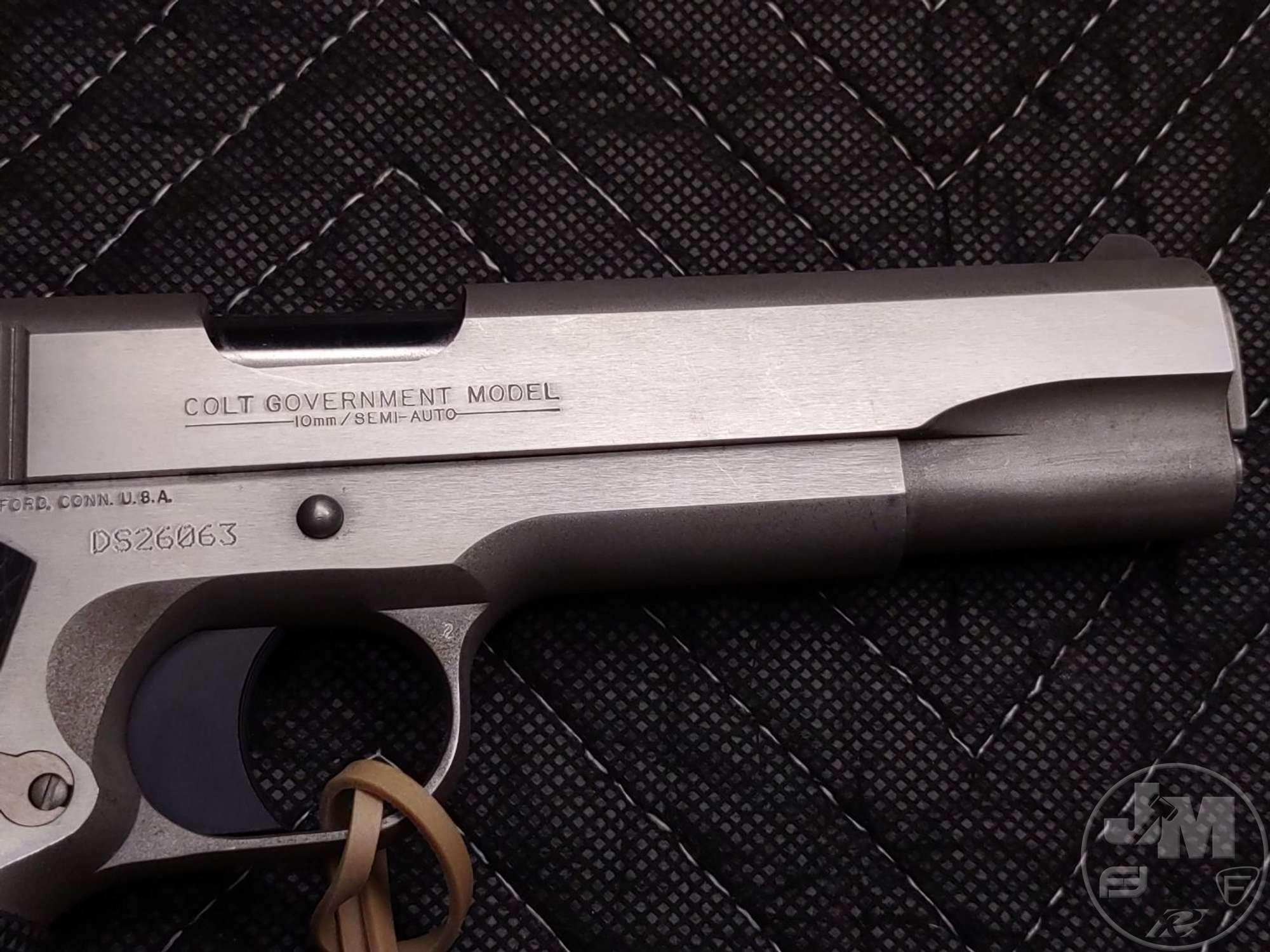 2009 COLT GOVERNMENT MODEL DELTA ELITE 10MM SN: DS26063