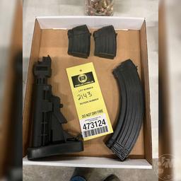 FLAT WITH 2 10 ROUND AK MAGS 1 30 ROUND
