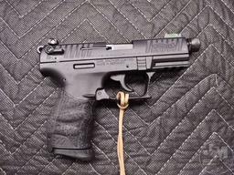 WALTHER MODEL P22 .22 LONG RIFLE SN: Z123924