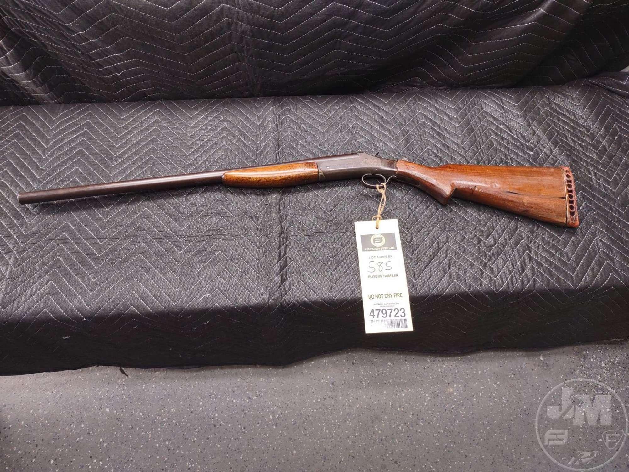 EASTERN ARMS COMPANY MODEL SINGLE BARREL 12 GAUGE SN: NONE