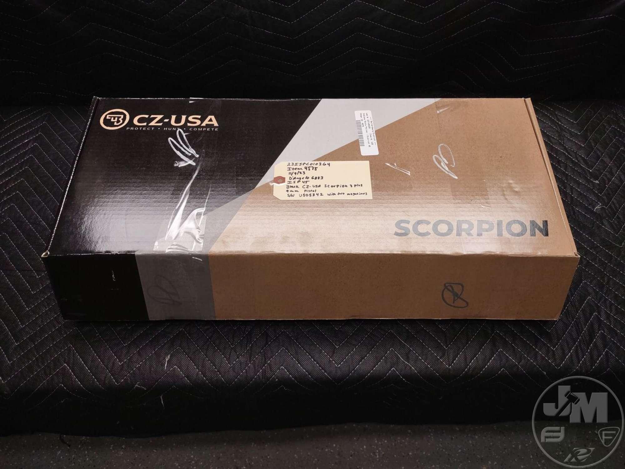 CZ-USA SCORPION 3 PLUS 9MM SN: US05342