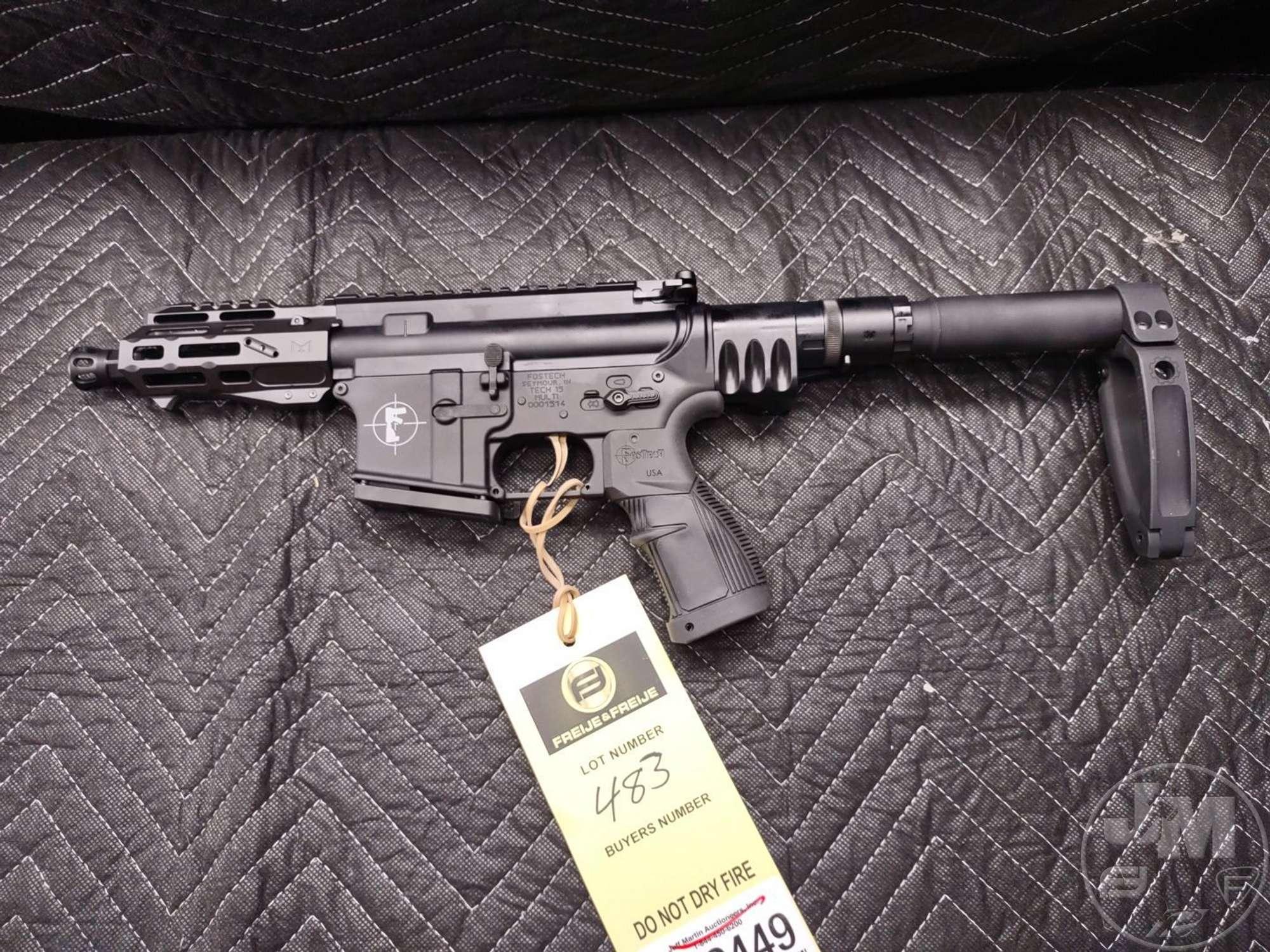 FOSTECH  MODEL TECH 15 9MM SN: 0001514