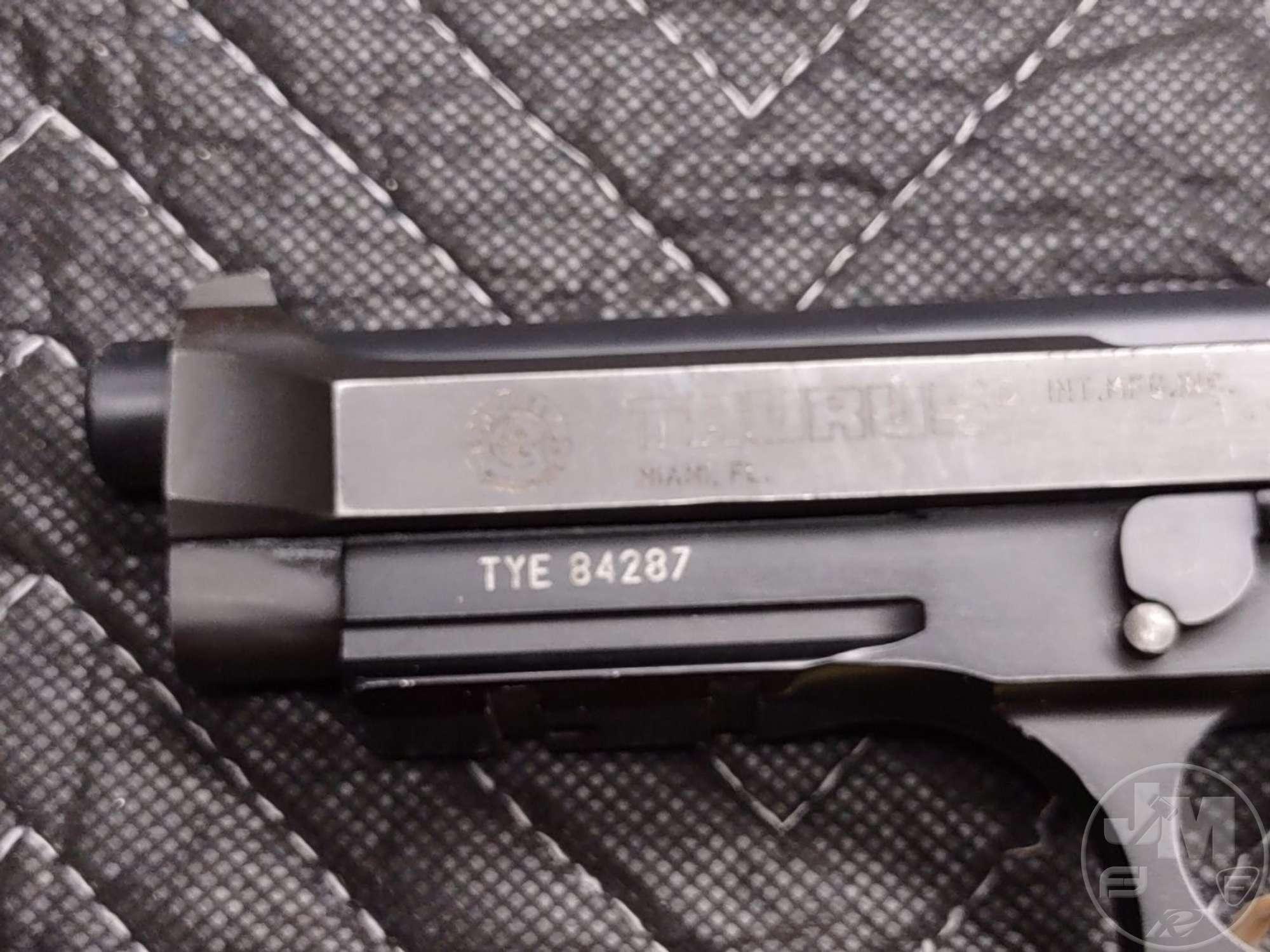 TAURUS MODEL PT92AF 9MM SN: TYE84287