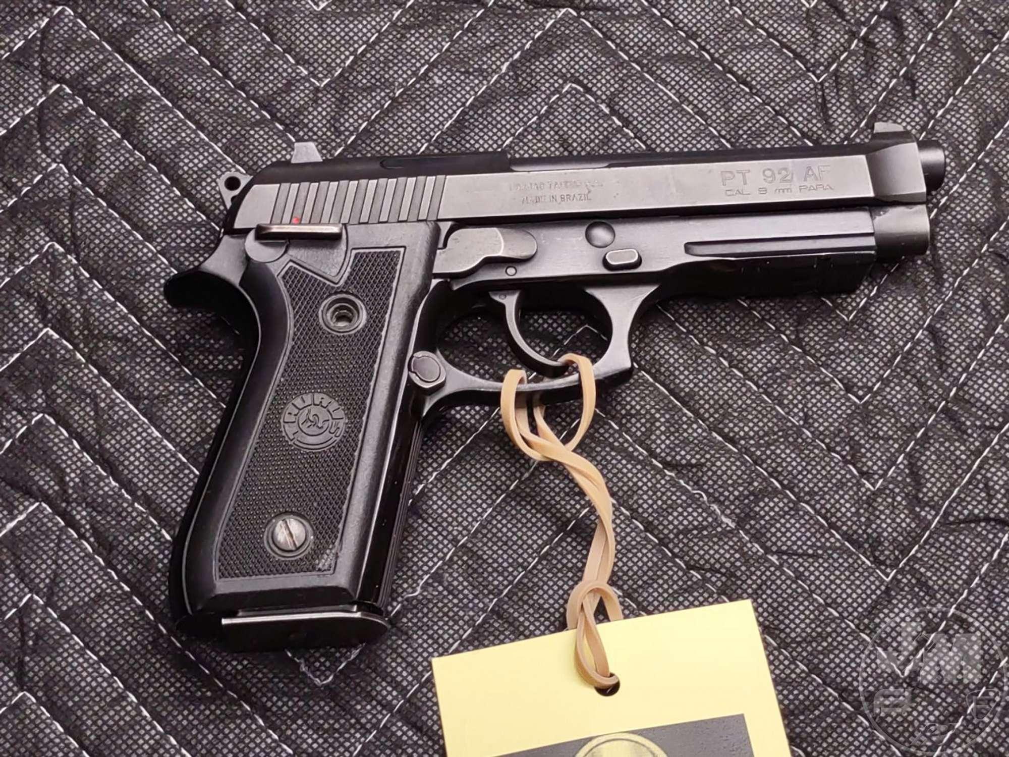 TAURUS MODEL PT92AF 9MM SN: TYE84287