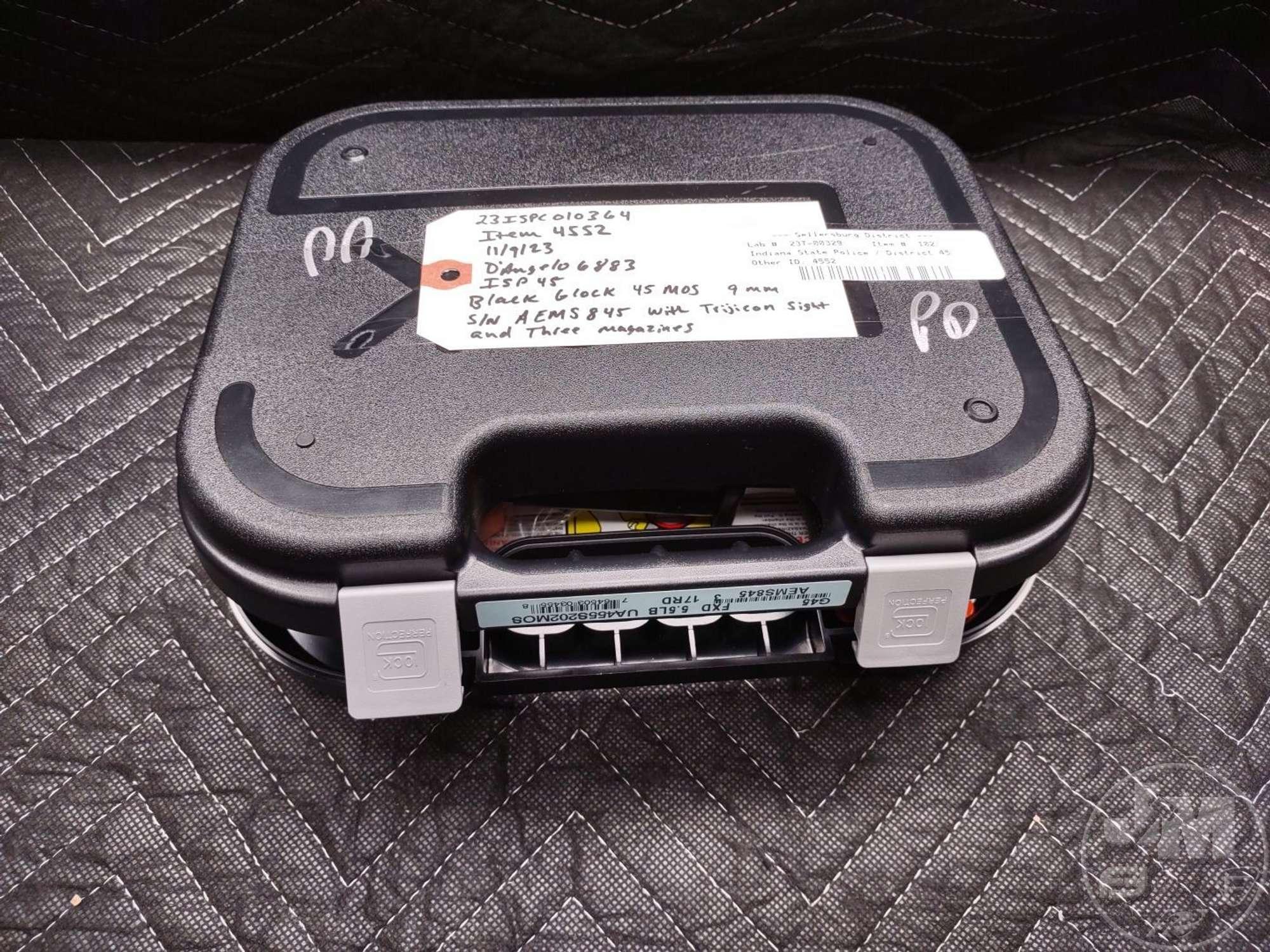 GLOCK MODEL 45 9MM SN: AEMS845