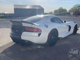 2014 DODGE VIPER SRT-10 GTS VIN: 1C3ADEBZ0EV100194