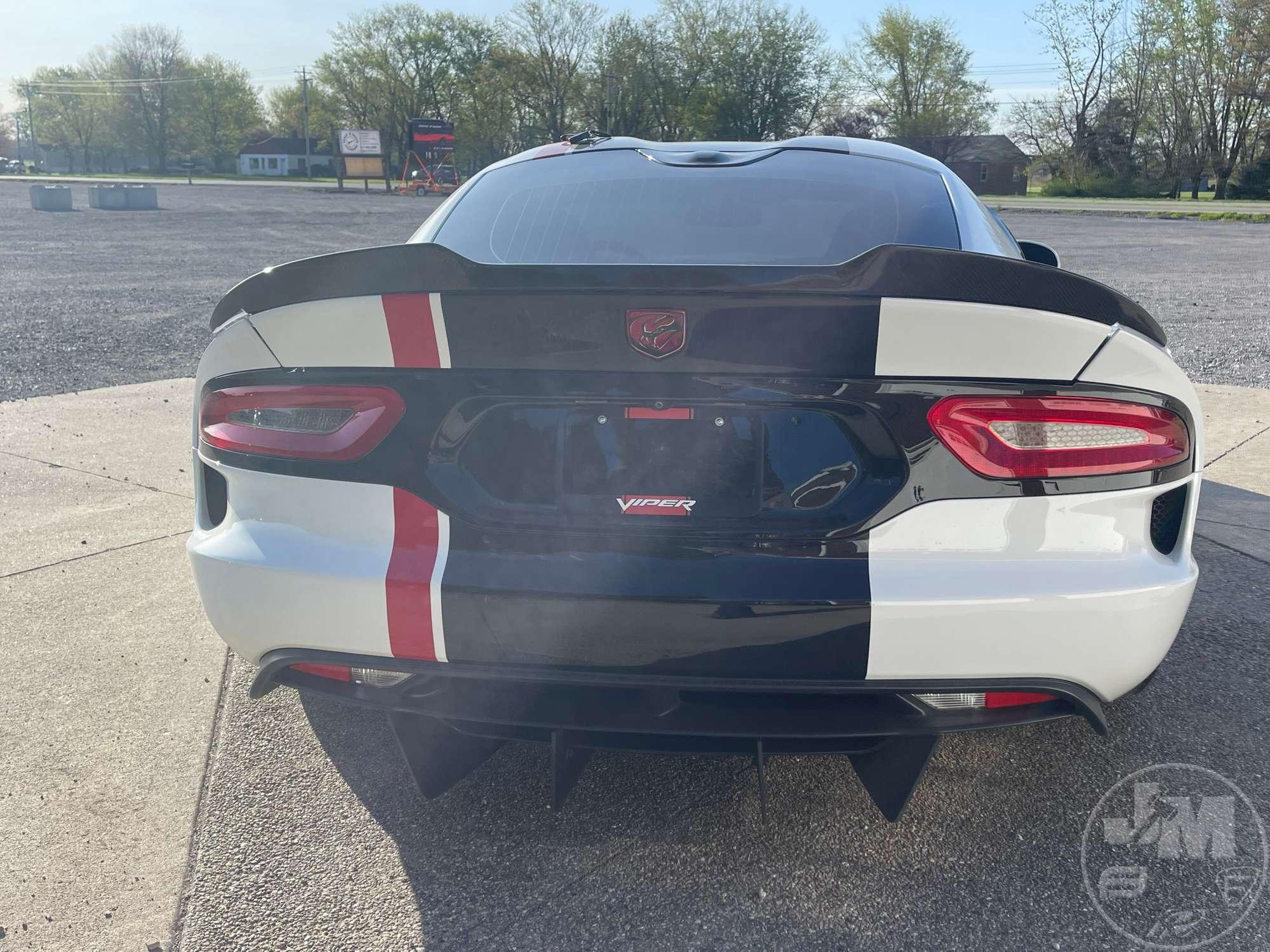 2014 DODGE VIPER SRT-10 GTS VIN: 1C3ADEBZ0EV100194