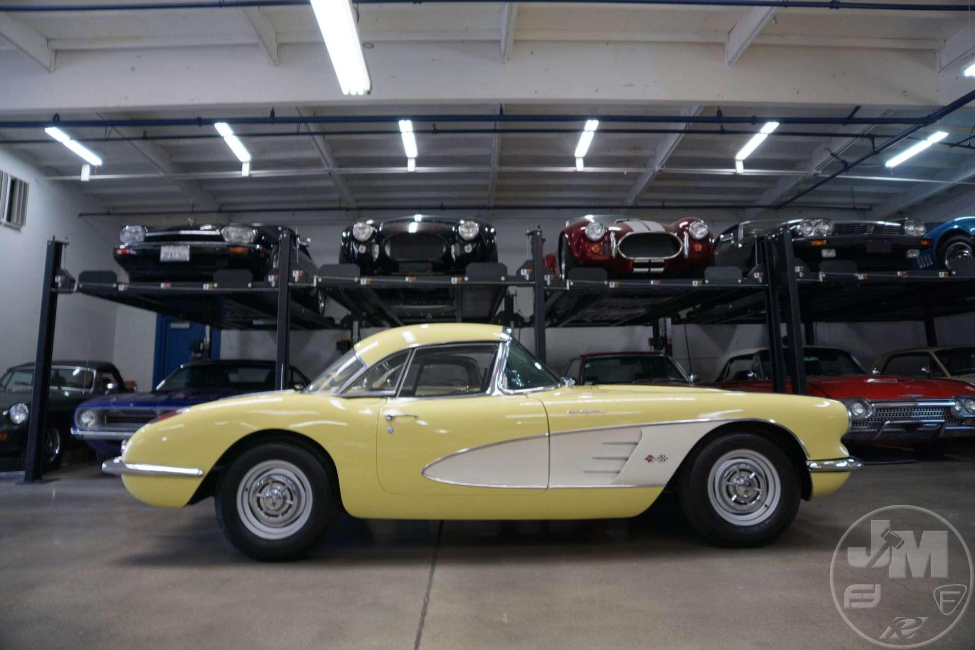 1958 CHEVROLET  CORVETTE BIG BRAKE FUELIE VIN: J58S104779 CONVERTIBLE