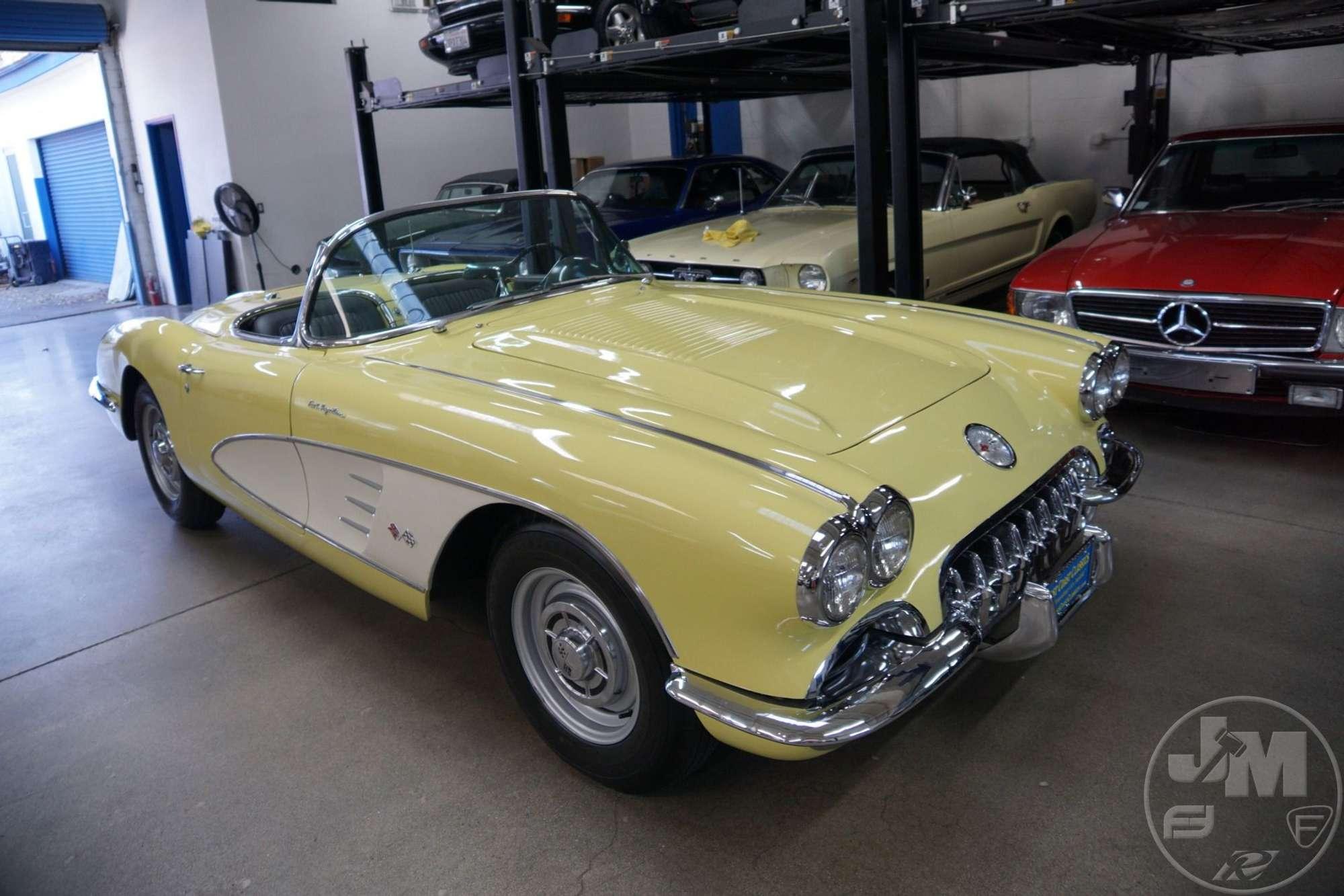 1958 CHEVROLET  CORVETTE BIG BRAKE FUELIE VIN: J58S104779 CONVERTIBLE