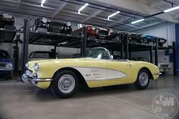1958 CHEVROLET  CORVETTE BIG BRAKE FUELIE VIN: J58S104779 CONVERTIBLE
