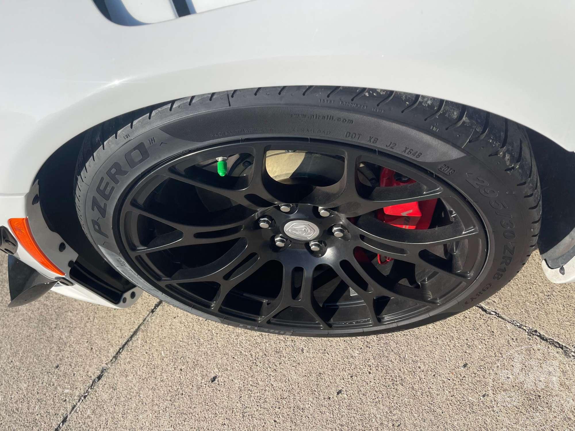 2014 DODGE VIPER SRT-10 GTS VIN: 1C3ADEBZ0EV100194