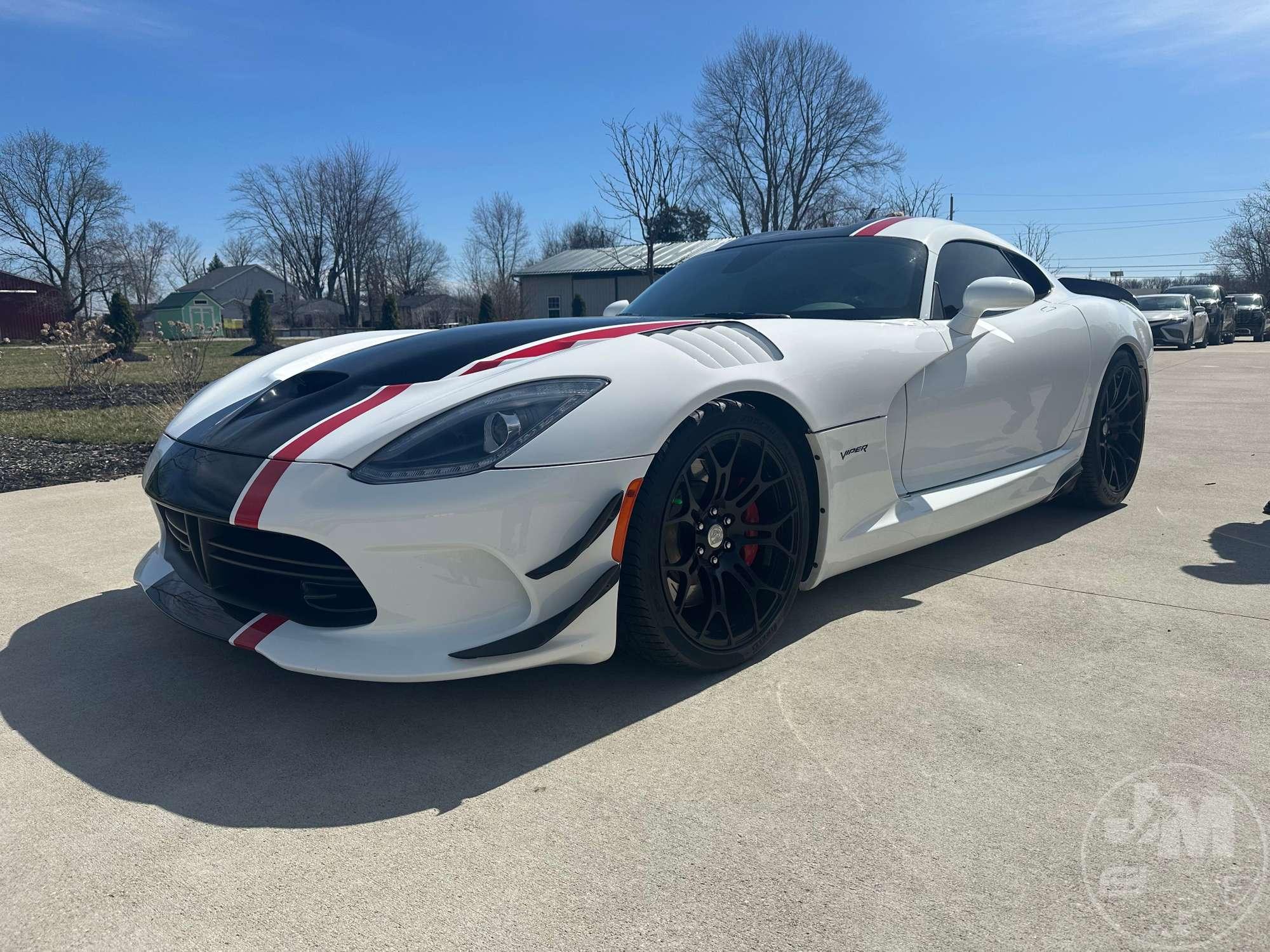 2014 DODGE VIPER SRT-10 GTS VIN: 1C3ADEBZ0EV100194