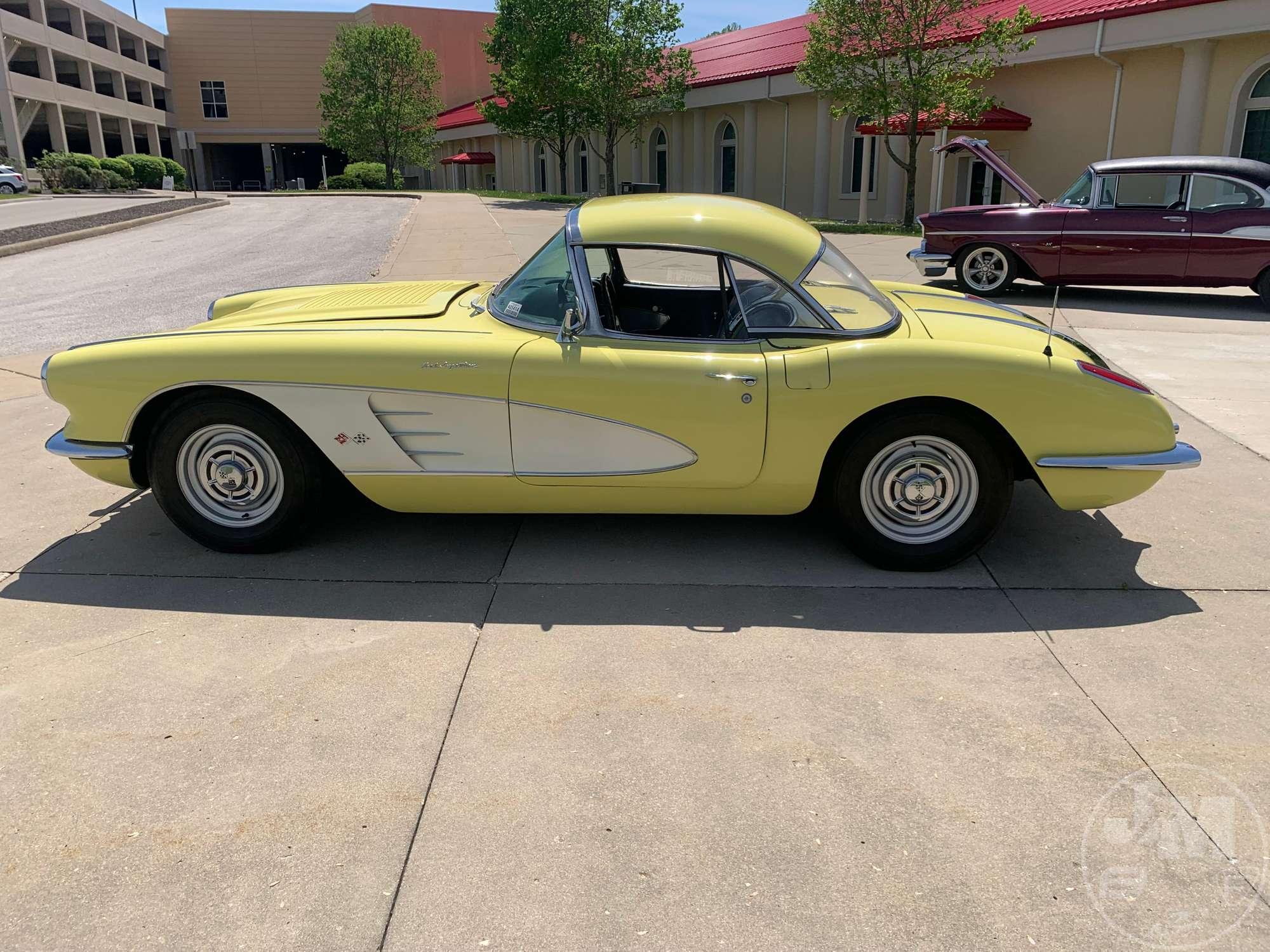 1958 CHEVROLET  CORVETTE BIG BRAKE FUELIE VIN: J58S104779 CONVERTIBLE