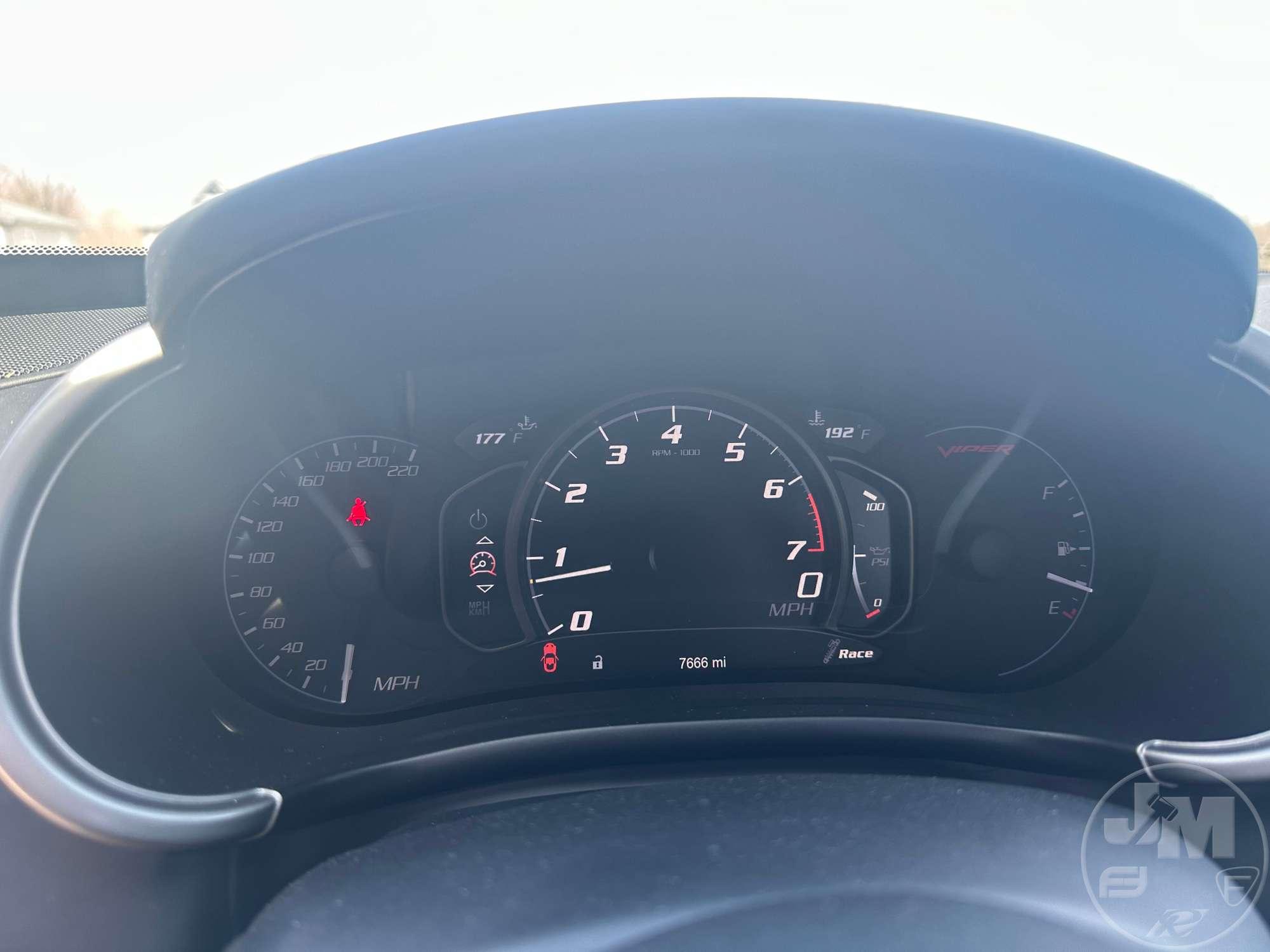 2014 DODGE VIPER SRT-10 GTS VIN: 1C3ADEBZ0EV100194