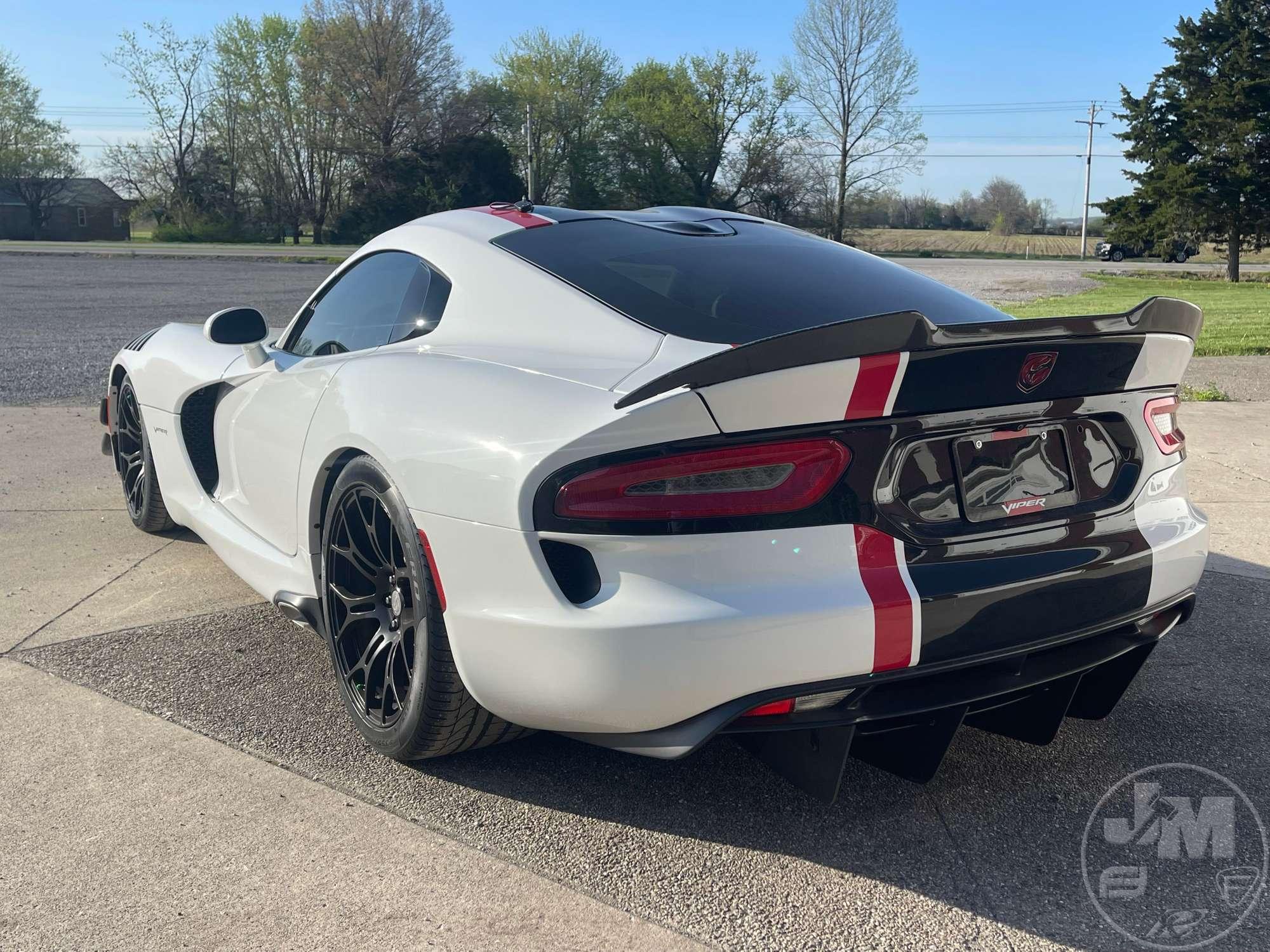 2014 DODGE VIPER SRT-10 GTS VIN: 1C3ADEBZ0EV100194