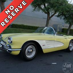 1958 CHEVROLET  CORVETTE BIG BRAKE FUELIE VIN: J58S104779 CONVERTIBLE