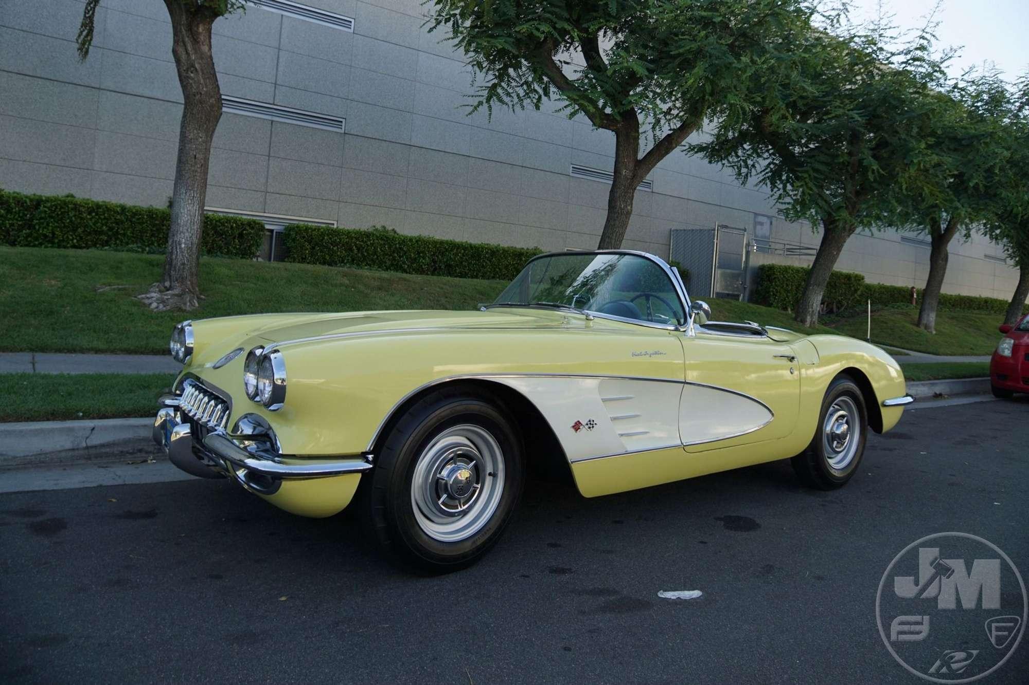 1958 CHEVROLET  CORVETTE BIG BRAKE FUELIE VIN: J58S104779 CONVERTIBLE