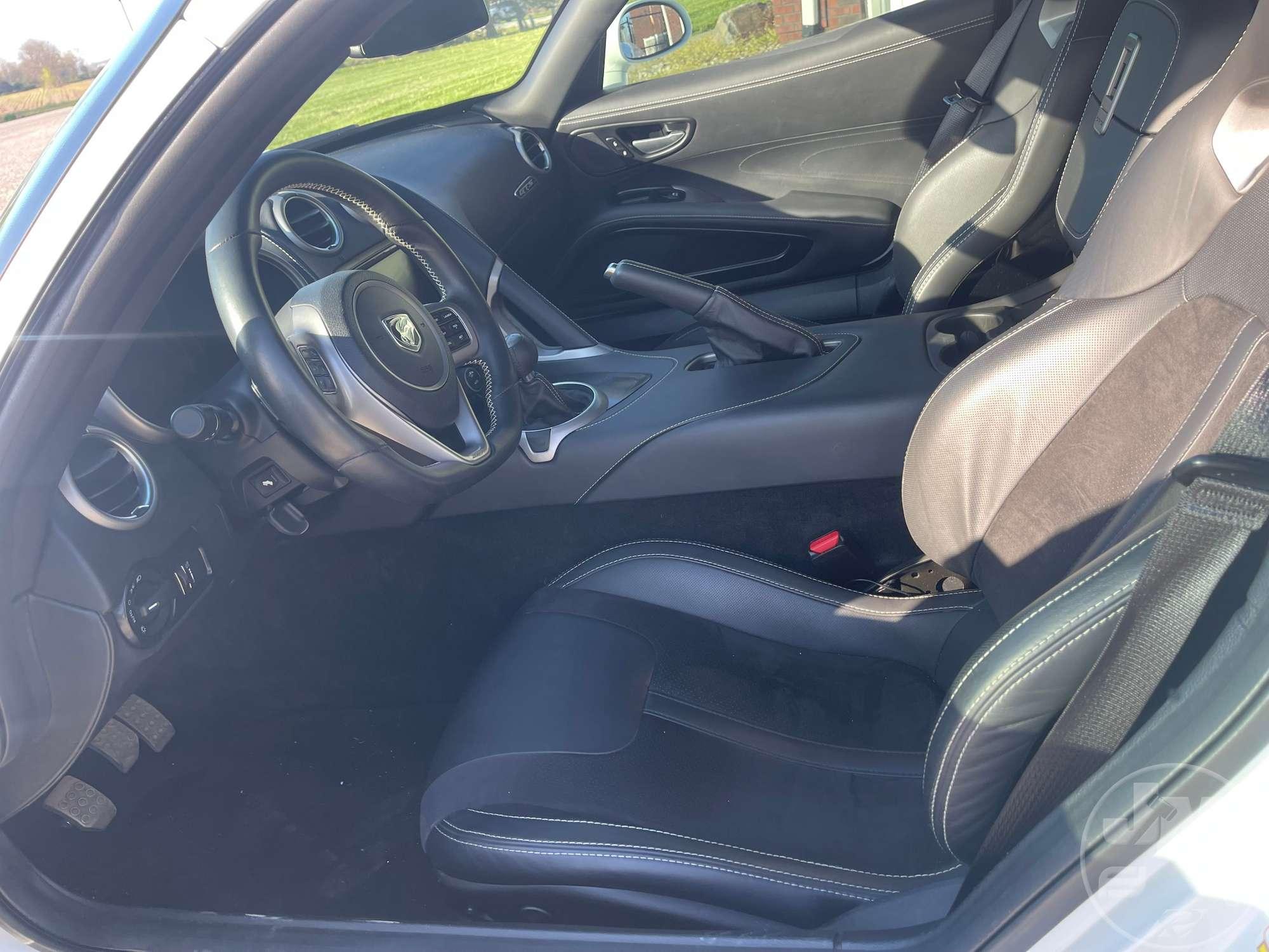 2014 DODGE VIPER SRT-10 GTS VIN: 1C3ADEBZ0EV100194