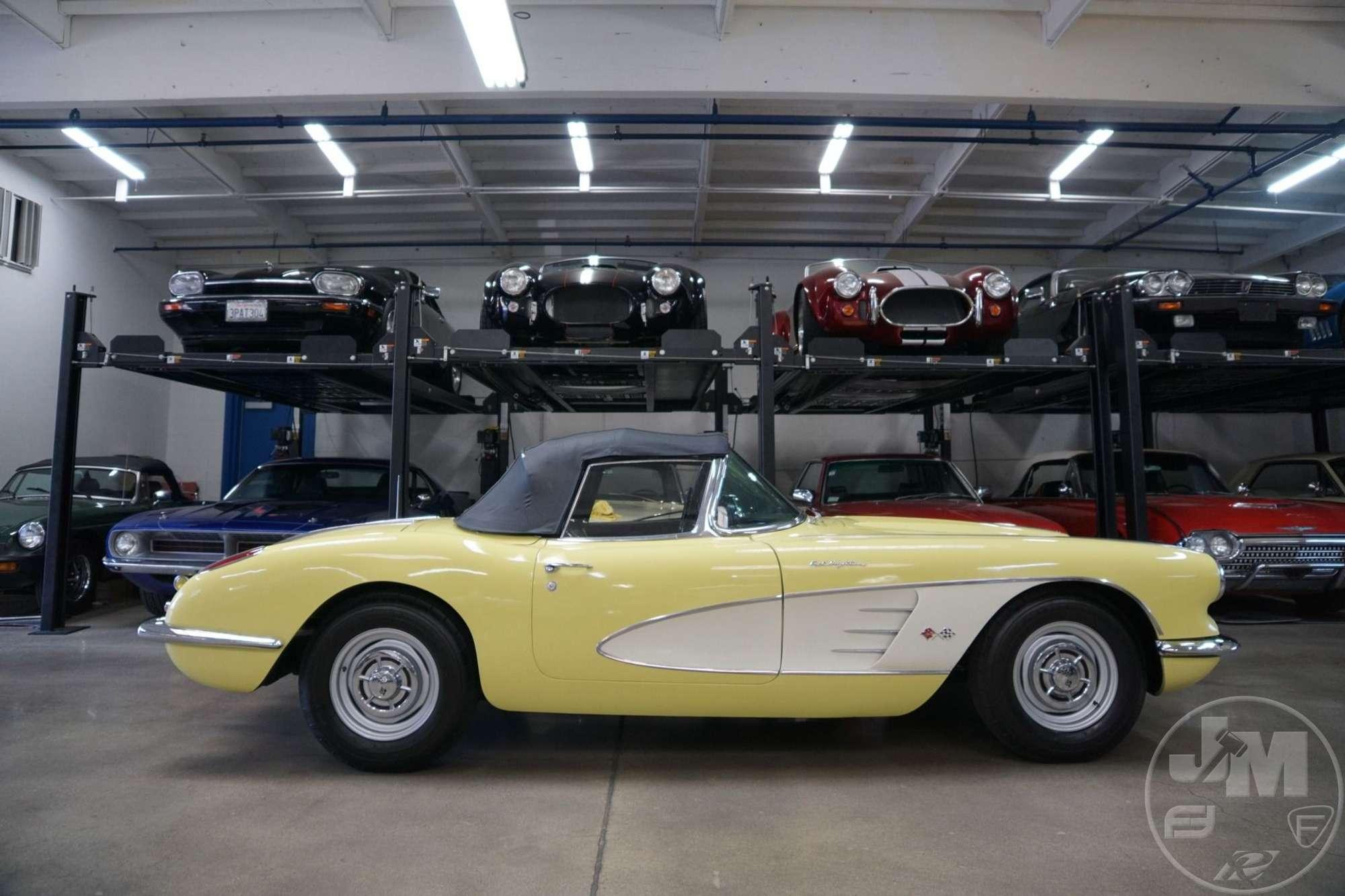 1958 CHEVROLET  CORVETTE BIG BRAKE FUELIE VIN: J58S104779 CONVERTIBLE
