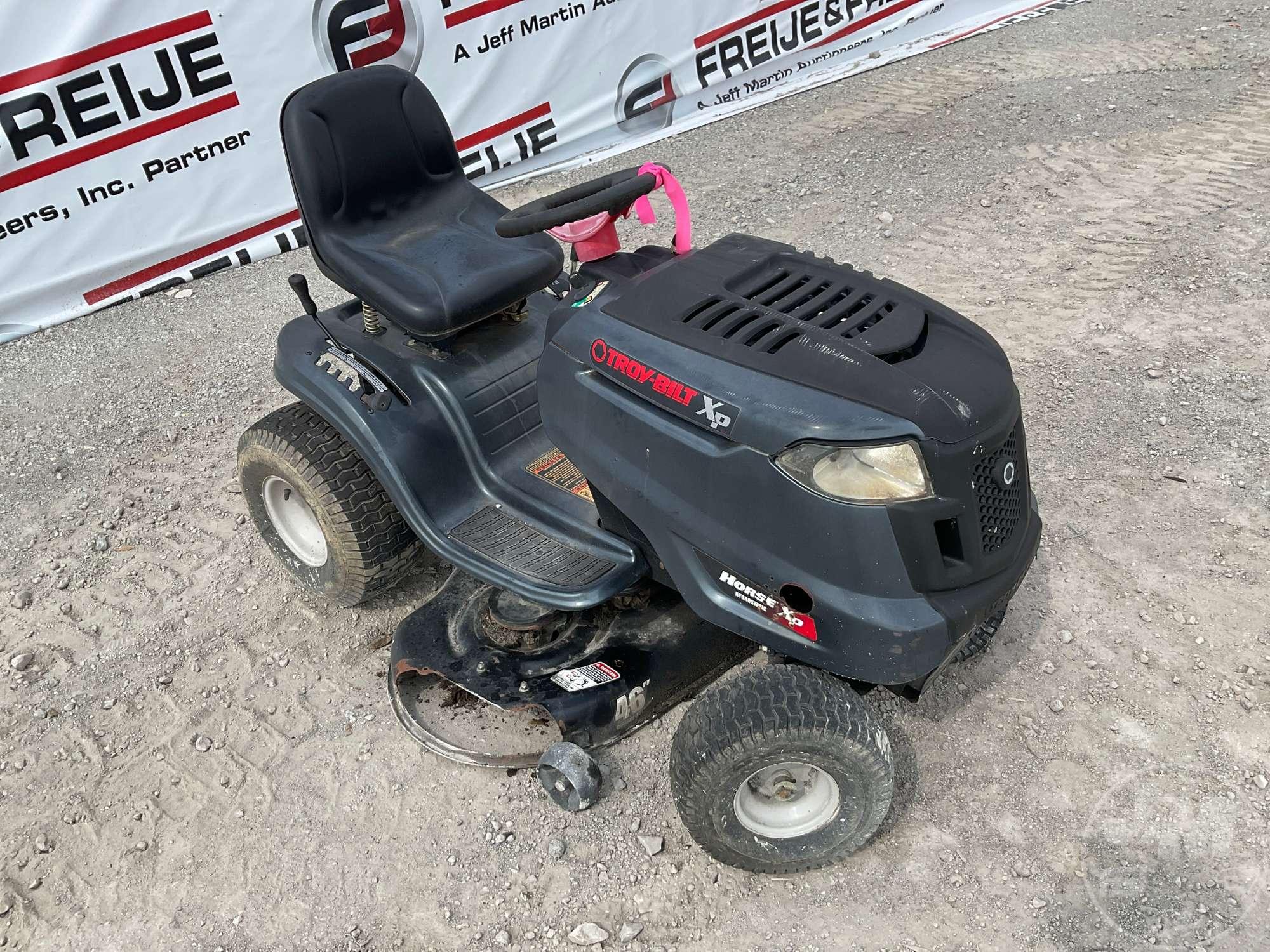 2012 TROY-BILT XP RIDING MOWER SN: 1A252B30019