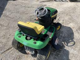 JOHN DEERE D130 RIDING MOWER SN: 1GXD110EHBB137418