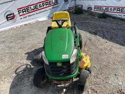 JOHN DEERE D130 RIDING MOWER SN: 1GXD110EHBB137418