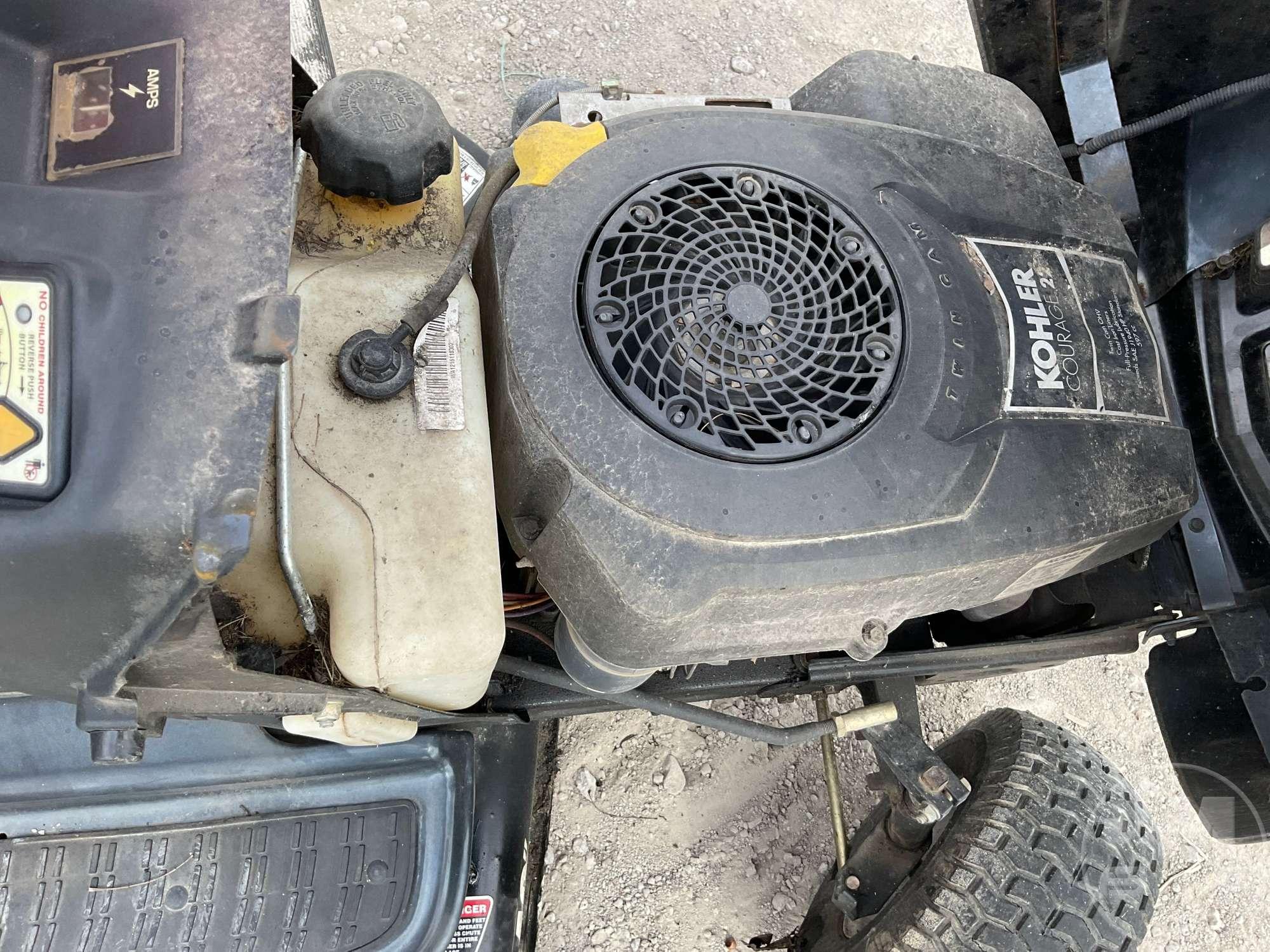 2012 TROY-BILT XP RIDING MOWER SN: 1A252B30019