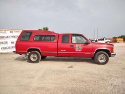 1998 CHEVROLET GMT-400 EXTENDED CAB 4X2 PICKUP VIN: 1GCGC29RXWE125165