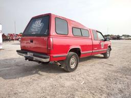1998 CHEVROLET GMT-400 EXTENDED CAB 4X2 PICKUP VIN: 1GCGC29RXWE125165