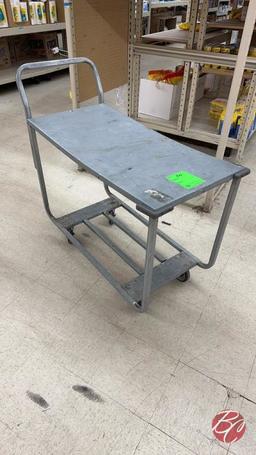 Aluminum Stock Cart W/ Casters