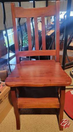 Wood Ladder/Chair