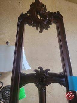 Indonesia Mahogany Hand Carved Easel