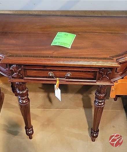 NEW Indonesia Hand Carved Mahogany Sofa Table W/