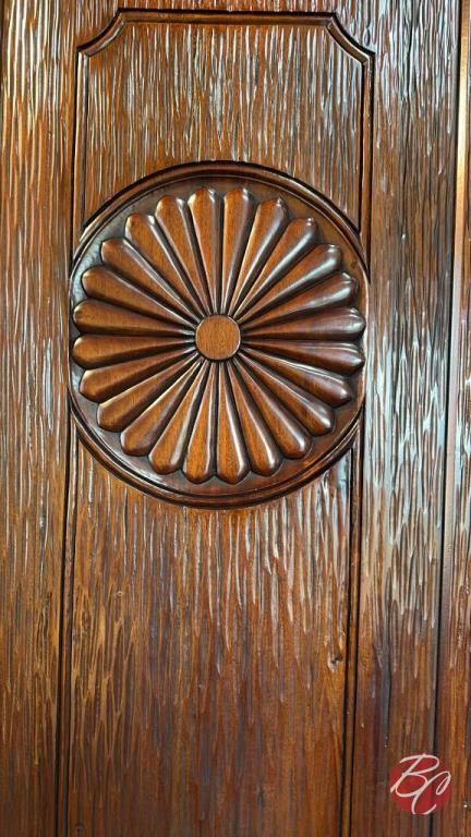 NEW Indonesia Hand Carved Mahogany Solid Door