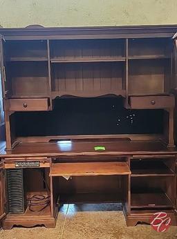 NEW Hand Carved Mahogany Desk With