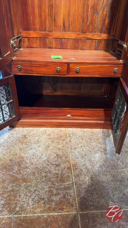 NEW Indonesia Hand Carved Mahogany Dresser With